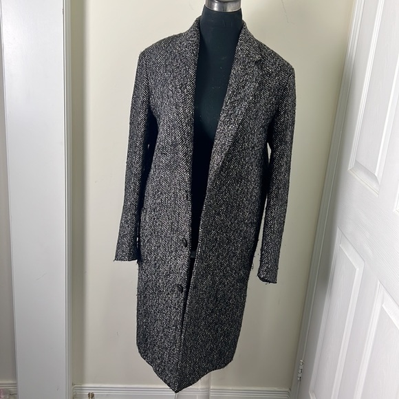 Boyfriend Button Seoul Outerwear Trench Slouch Coat Size Medium Oversized - Picture 10 of 15